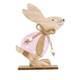 thumbnail image 1 of Easter Decorations Wooden Rabbit Shapes Ornaments Craft Gifts, 1 of 1