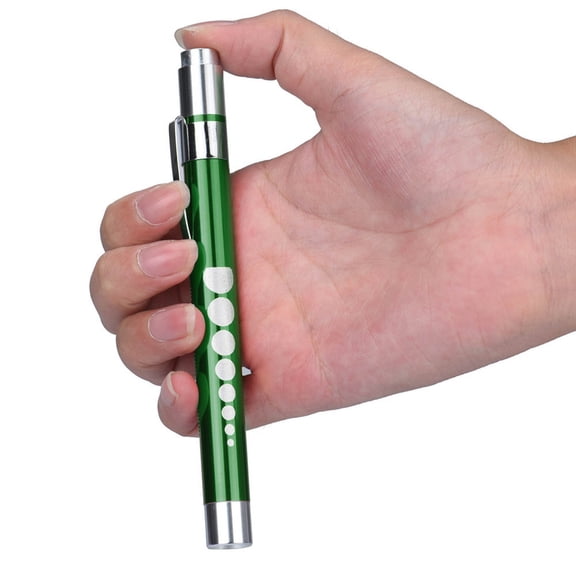 Led Sanitary Pen Light Aluminum Alloy Pen Flashlight White Light Yellow Light Inspection Pupil Light for Oral Ophthalmology