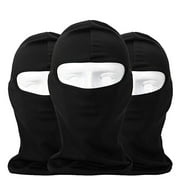 TELOLY Clearance Sale Mijaution Outdoor Ski Motorcycle Cycling Balaclava Full Face Mask Neck Ultra Thin 3 Pack