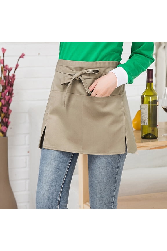 Waist Short Apron Hotels Restaurant Cafe Waiters and Waitresses Uniforms Aprons