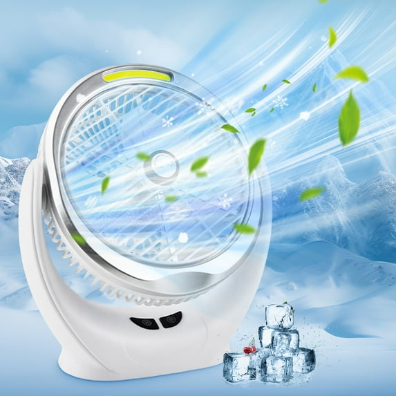 Clearance Sale Mini Fans Night Light Desktop Fan USB Rechargeable Portable Office Fan For Home Use