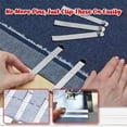 thumbnail image 2 of 20pcs Sewing Clips Stainless Steel Hemming Clips 3in Measurement Ruler Quilting 2 of 12