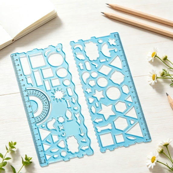 Prottacyor Clearance Sale | Multifunctional Drawing Template Ruler Geometric ...