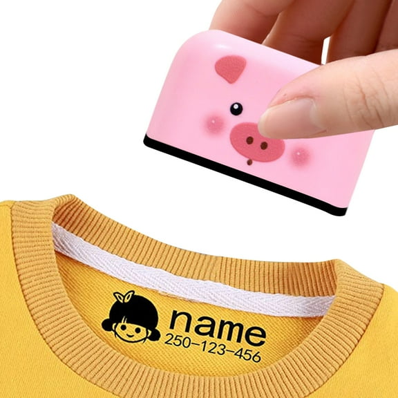 Clearance Sale!Name Stamp For Clothing Name Stamp Personalized Stamp For Kids Cloths Fabric Stamper For Clothes Pencil Sharpener, Office Cabinet