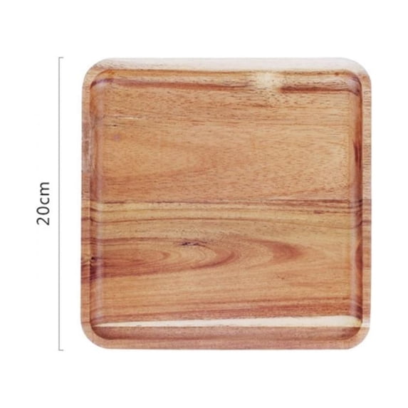 Clearance Sale!Norbi Wooden Plate Wooden Tray Rectangular Coffee Breakfast Bread Tray Fruit Tray Wooden Tableware Kitchen Supplies B
