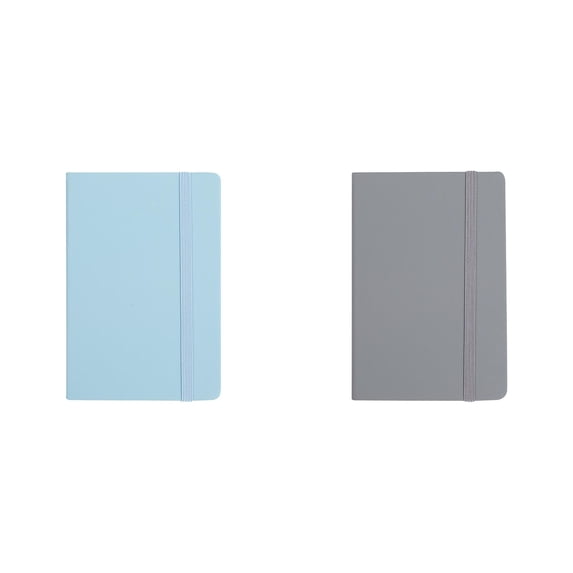 Clearance Sale! Notebook 2Pc Strap Book A6 Horizontal Line Style 80 Sheets (160 Pages)/Book Journal