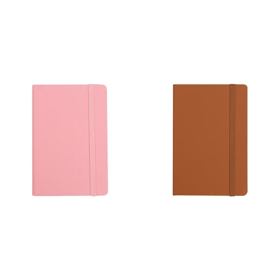 Clearance Sale! Notebook 2Pc Strap Book A6 Horizontal Line Style 80 Sheets (160 Pages)/Book Journal