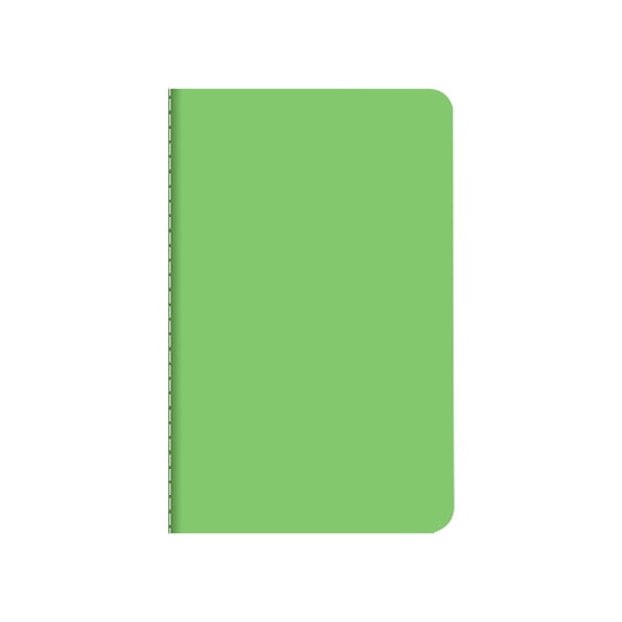 Clearance Sale! Notebook A6 Soft Leather Compact Notebook 30 Sheets (60 Pages)/Green Notebook Journal