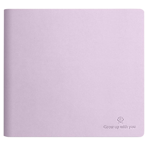 Clearance Sale! Notebook Leather Faced Square Notebook Carrying A Light Purple Notebook Journal