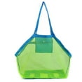 thumbnail image 1 of Clearance Sale! Pedty Storage Case,Storage Bag*1,Mesh Beach Bag 1 Pack Large Beach Toy Bag Kids Sand Toys Storage Bag Sea Bag Beach Toys Tote Bag Beach Pool Gear(Green), 1 of 9