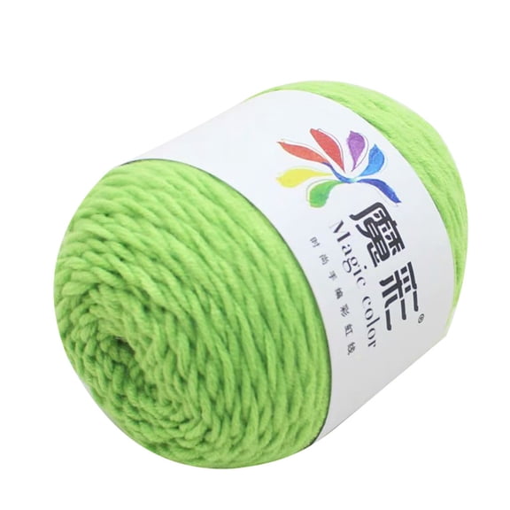 Clearance Sale! Pedty Woolen Needle,1X Ball Of Yarn,5 Strands Of Rainbow Cotton Crochet Diy Sweater Scarf Line Cotton Wool Thread