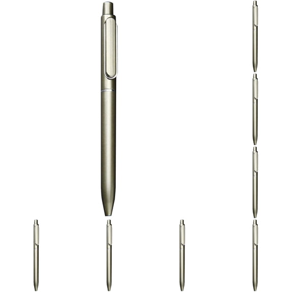 Clearance Sale! Pens 10Pcs Press Type 0.5Mm Bullet Ballpoint Pen Gold Pencils