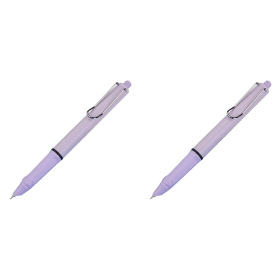 Clearance Sale! Pens 2Pcs Press Pen Pink Purple 0.38Mm Pencils