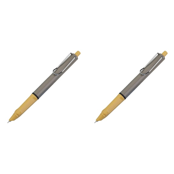 Clearance Sale! Pens 2Pcs Press The Fountain Pen, Soil Yellow 0.38Mm Pencils