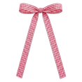 thumbnail image 1 of Clearance Sale | Plaid Pre-Tied Bows Check Ribbon Bows Ornaments Farmhouse Style Decorative Bows for Christmas Tree Wreath Holiday Craft, 1 of 5