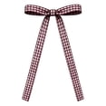 thumbnail image 1 of Clearance Sale | Plaid Pre-Tied Bows Check Ribbon Bows Ornaments Farmhouse Style Decorative Bows for Christmas Tree Wreath Holiday Craft, 1 of 5