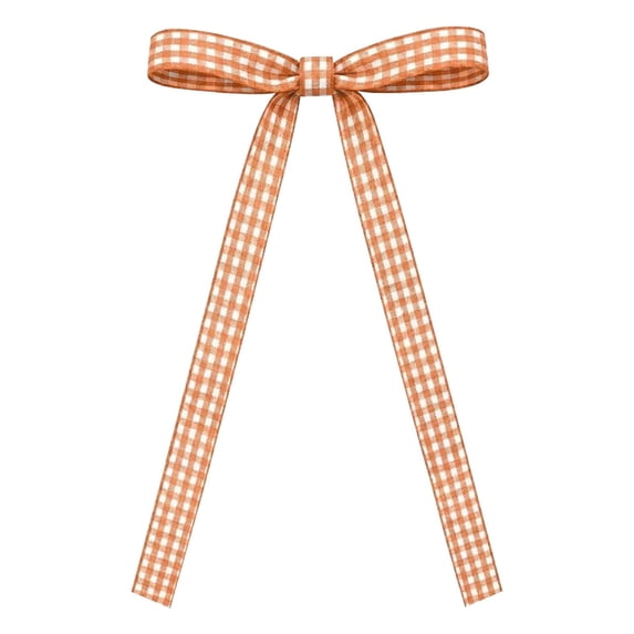 Clearance Sale | Plaid Pre-Tied Bows Check Ribbon Bows Ornaments Farmhouse Style Decorative Bows for Christmas Tree Wreath Holiday Craft