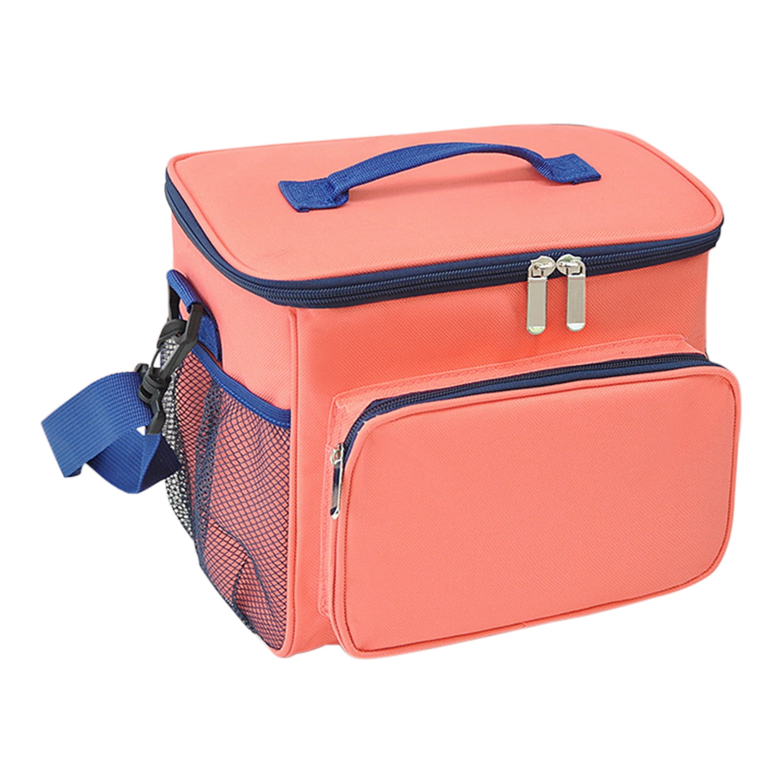 Jeborah Leak Proof Portable Travel Soft Sided Cooler Pink Walmart