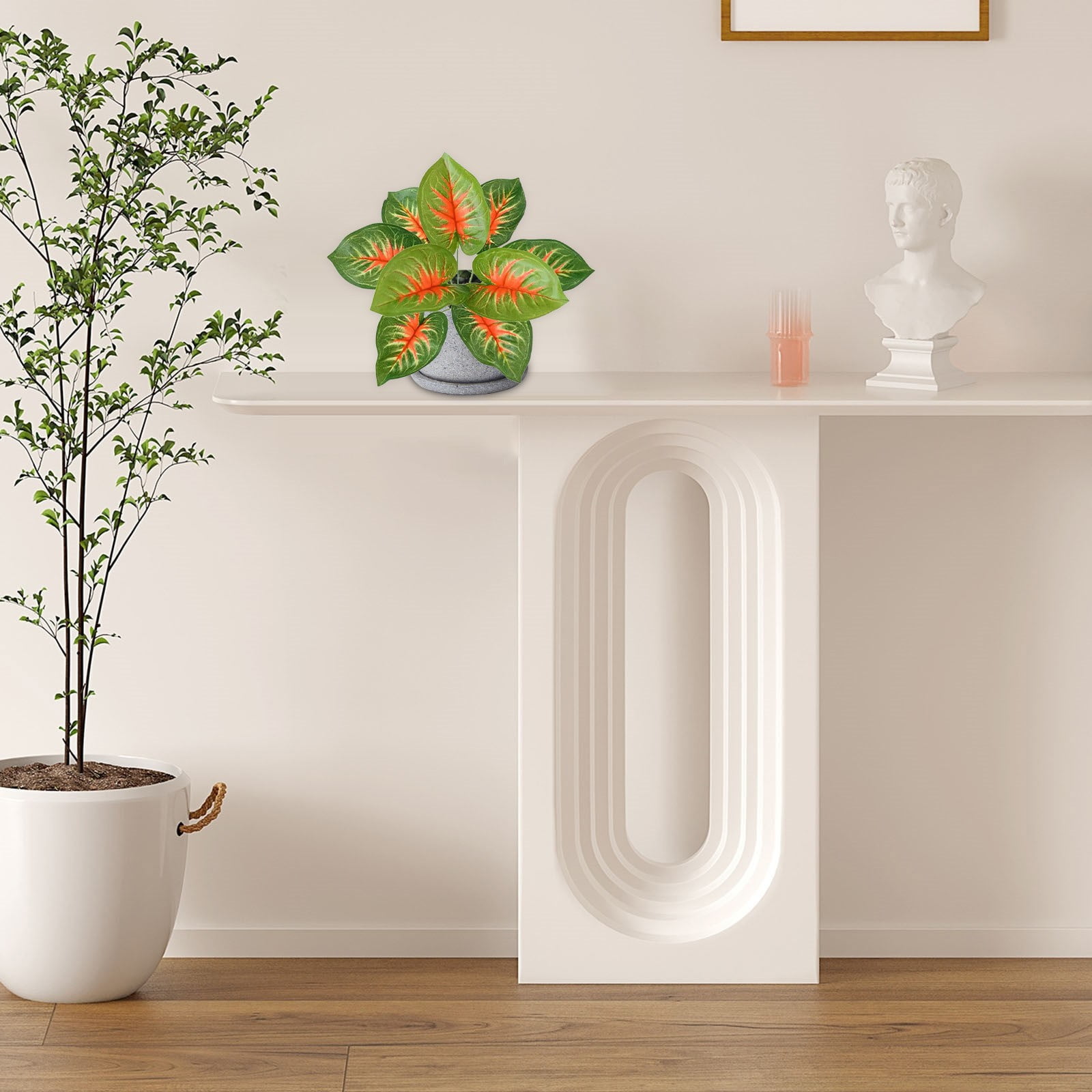 Clearance Sale! Qeieuw Fake Flowers,Realistic Artificial Plants Outdoor