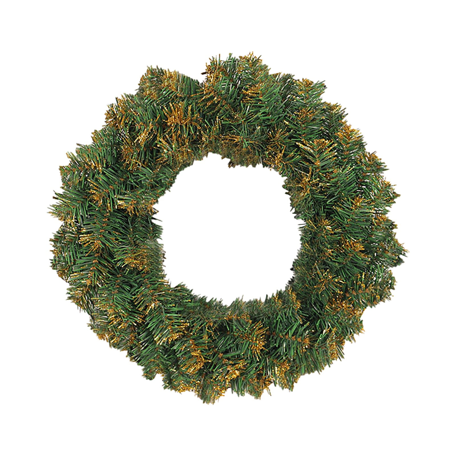 Clearance Sale Rongxk 1X Wreath Desktop Ornament 30X30Cm Gold and