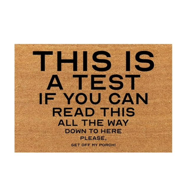 Clearance Sale! Rongxk Fun Text Floor Mat,1X Floor Mat,Doormat