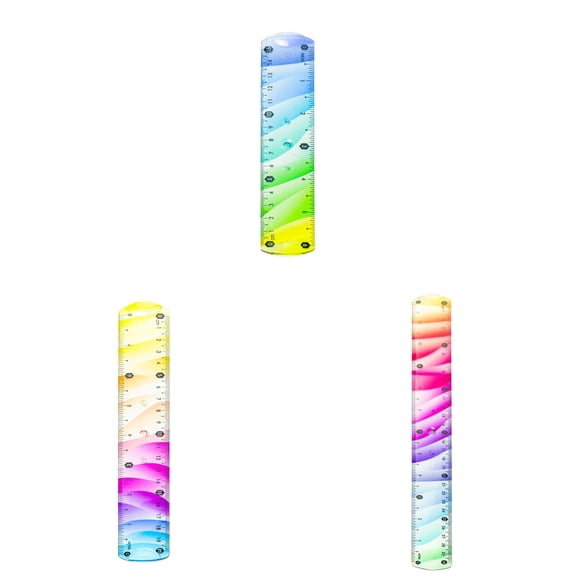 Clearance Sale! Ruler 3Pcs Colorful Measuring Tape 15Cm Single Soft Ruler Tape Measure
