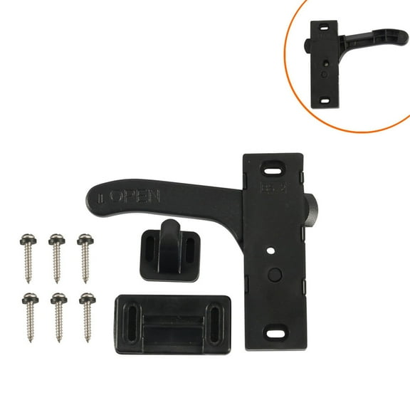 Clearance Sale!Screen Door Right Hand Handle Kit Motorhome Travel Trailer,Black Faucet Hardware