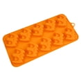 thumbnail image 1 of Clearance Sale | Silicone Halloween Baking Mold with Bat Pumpkin and Ghost Designs, 6-8 Cavity Non-Stick Kitchen Tool, 1 of 5