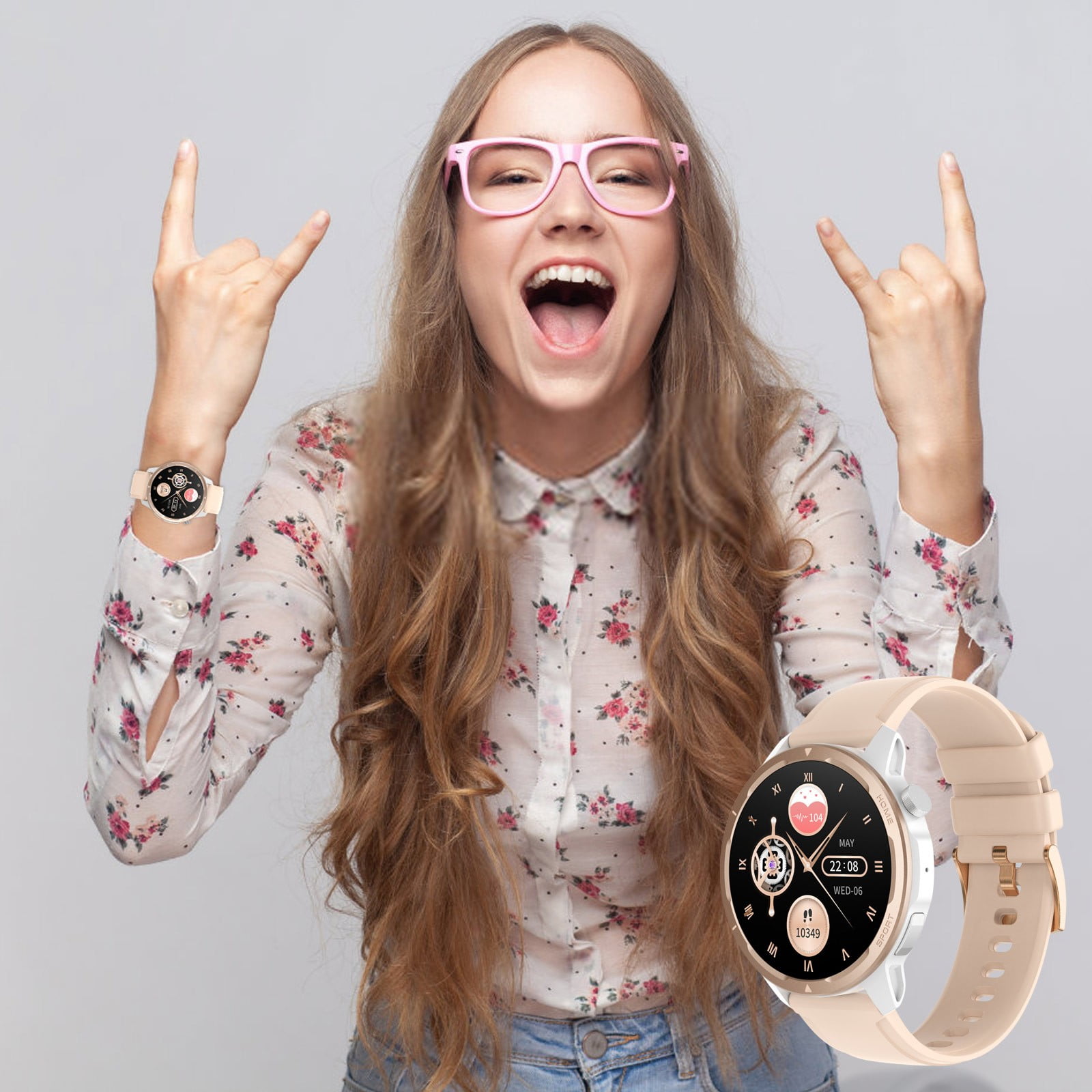 Clearance Sale Smartwatch With 1.39" Round Display Sleep Message