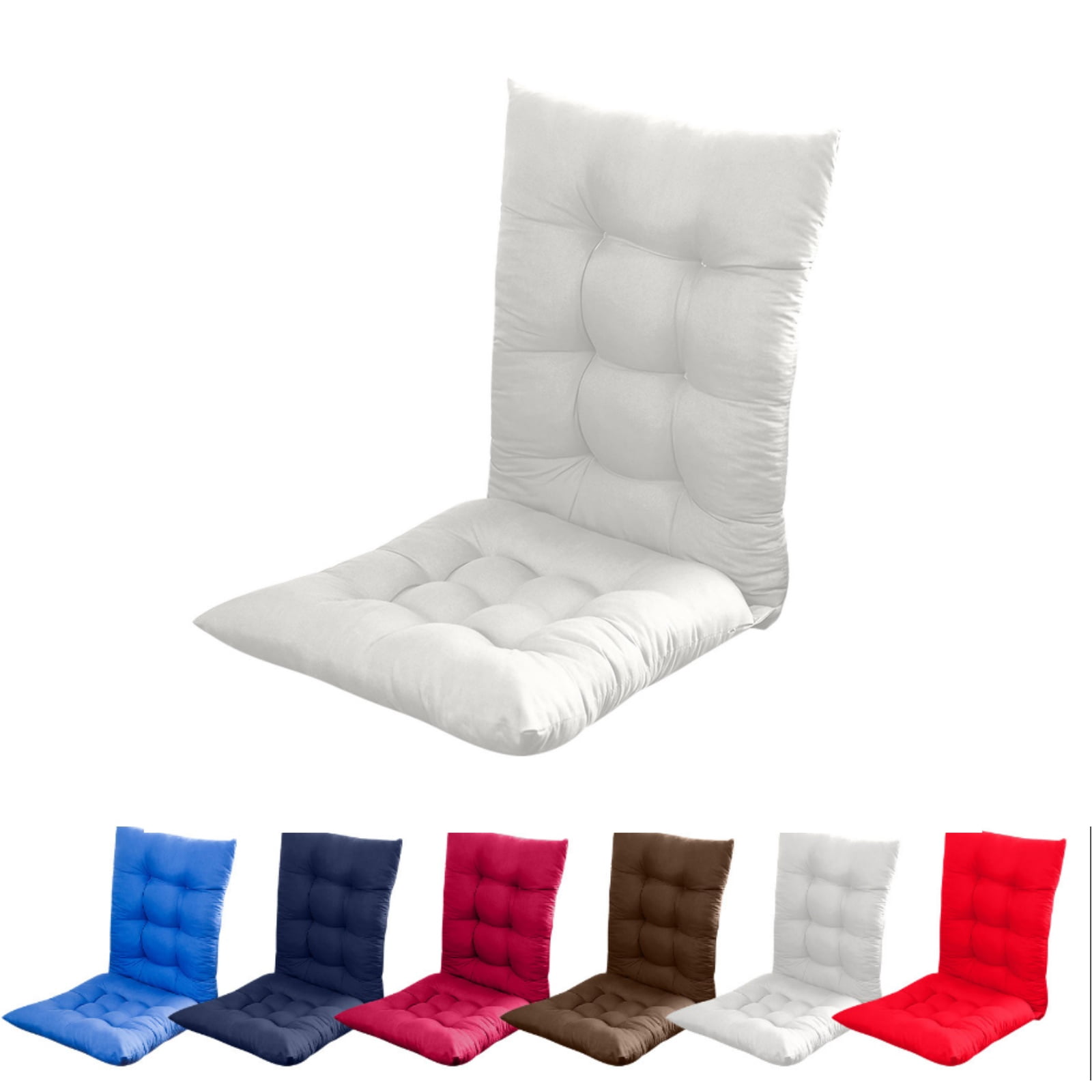 Clearance Sale - Solarium Indoor/Outdoor Rocking Chair Pad Seat And Seatback Cushion Waterproof and Fade-Resistant Patio Chair Cushions, Tufted Chair Pads for Rocking Chair
