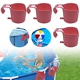 thumbnail image 1 of Clearance Sale, Storage Rack Kingtowag Pool Accessories, Swimming Pool Accessories 4Pcs, Poolside Storage 4 Pcs Swimming Pool Accessories, Special Offers, 1 of 6