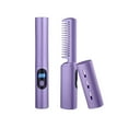 thumbnail image 1 of Clearance Sale Straight & Curler 1X Lazy Straight Hair Comb Hair Curler Purple, 1 of 9