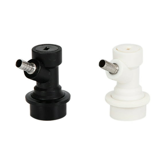 Clearance Sale!Straight Mouth Gas/Liquid Lock Beer Keg Disconnects For Style Home Brew,White Hardware Adapter