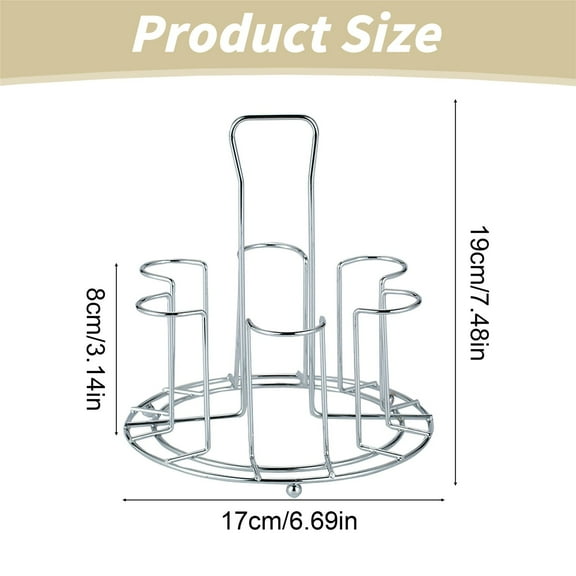 Clearance SaleStylish Mug Tree Holder Coffee Cups Drain organizer 6 Racks Stand Bottle Dish Drying Kitchen Living Room Accessory