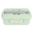 thumbnail image 1 of Clearance Sale!TAKTUK Lunch Box,Bento Box,Microwave Straw Bento Lunch Box Spoon Food Storage Container+Chopsticks,Food Storage Containers With Lids, 1 of 1