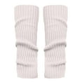thumbnail image 1 of Clearance Sale Ukumplol Socks Crew Socks 1pair Fashion Ladies and Girls Fashion Leg Warmers Fit for Sport Heated Socks White One Size, 1 of 2