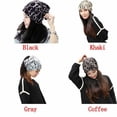 thumbnail image 1 of Clearance Sale! Unisex Beanie Winter Hat for Men Women, Warm Knit Cap with English Letters, Multifunctional Scarf Headwrap, Urban Streetwear, Cold Weather Outdoor Accessory (Black), 1 of 3