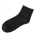 thumbnail image 1 of Uooqdmx Ankle Socks for Women, Crew Socks for Women 1Pair Unisex Comfortable Color Cotton Sock Slippers Long Socks No Show Socks Womens, Socks for Women Black One Size, 1 of 2