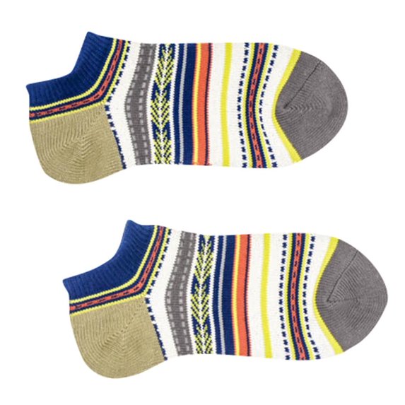 Clearance Sale!Uooqdmx Grip Socks，No Show Socks Womens Women Casual Man Vintage Cotton Socks Stripe Print Short Sock Ankle Socks，Socks for Women C One Size