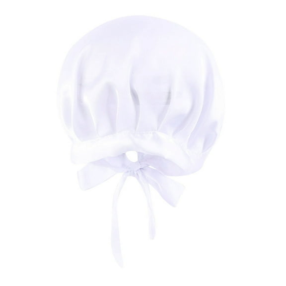Uooqdmx Scrunchies, Turban Hats for Women Head Hat Cap Hair Turban Head Wrap Turban Hats Bath Shower Cap Bathing Hat Hair Clips for Women, Hair Bows White One Size
