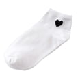 thumbnail image 1 of Uooqdmx Socks for Women, Ankle Socks for Women Comfortable Sock Socks Skateboard Heart-Shaped Socks No Show Socks Womens, Compression Socks for Women White One Size, 1 of 2