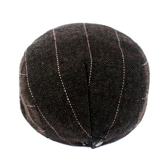 Uooqdmx Sun Hats for Women, Baseball Cap Hat Cap Black Boy Mens Grey Herringbone Newsboy Flat Baseball Caps Trucker Hat, Hats for Women Coffee One Size