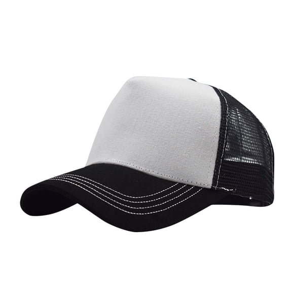 Uooqdmx Sun Hats for Women, Trucker Hat Cap Cap men's Sunshade Baseball Net Hop Hip Outdoors And Casual Adult Baseball Caps Baseball Cap, Hats for Women White One Size