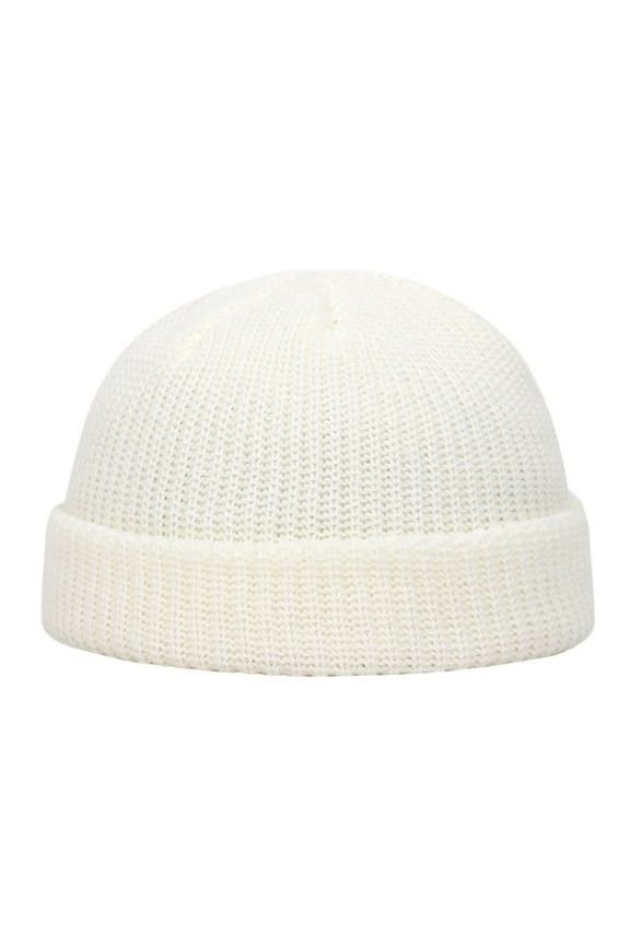 Trucker Hats Women, Beanie for Women Keep Hat Wool Winter Warm Hemming Unisex Hat Ski Knitted Hat Baseball Caps Visor Hats for Women, Hats for Women White One Size