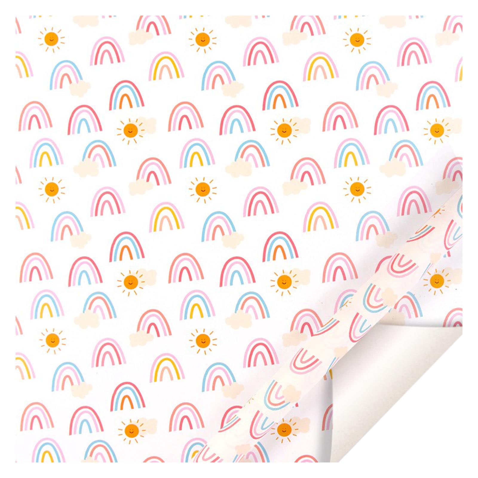 Clearance Sale Valentine'S Day Wrapping Paper Colorful Gift Rainbow