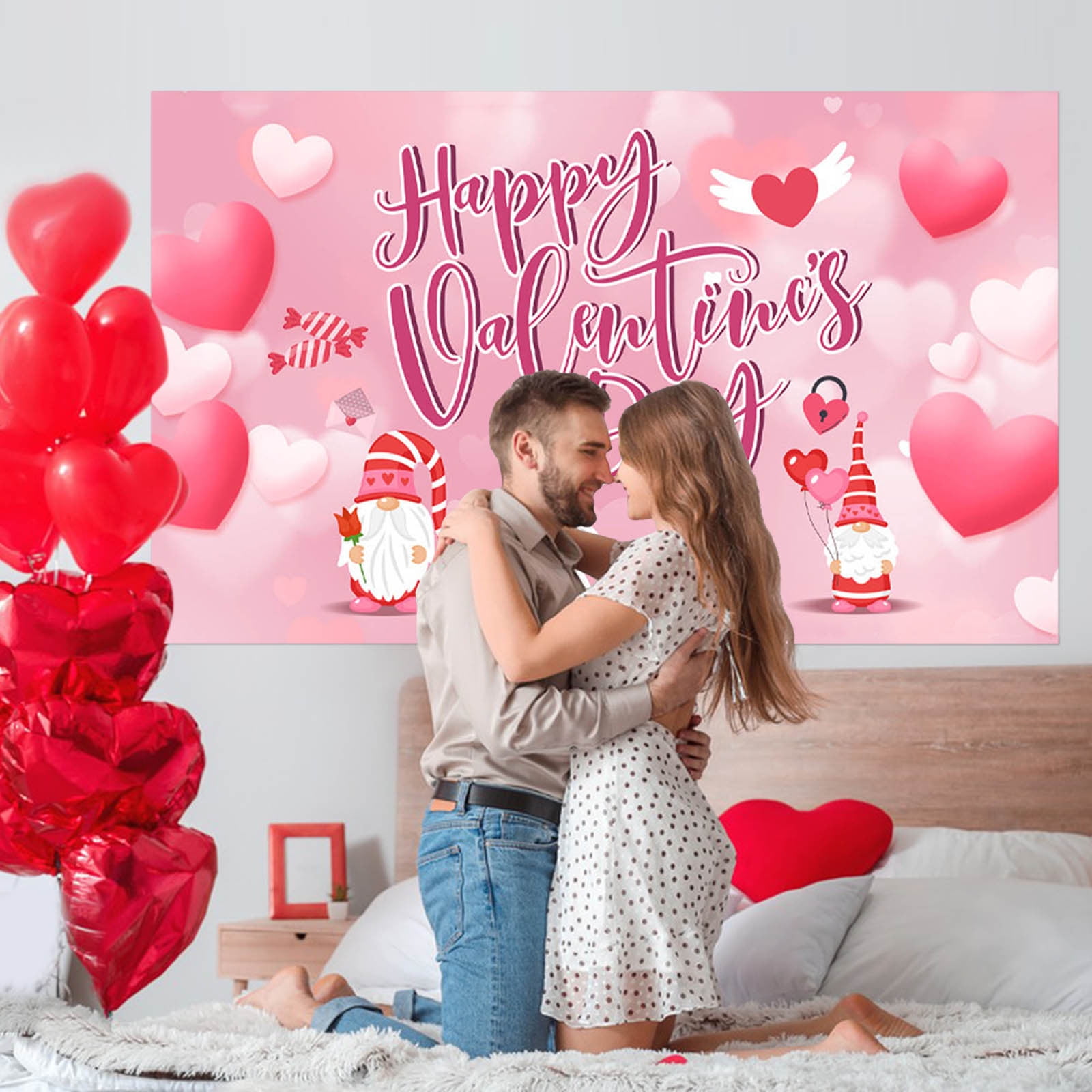 Clearance Sale Valentine's Day Background Decoration Love Valentine's