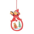 Clearance Sale! WIXINLZ Hangs Christmas Tree Wooden Pendant Christmas