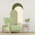 thumbnail image 1 of Clearance Sale!Wall Decals,Modern Solid Color Geometric Arched Wall Sticker,Removable Accent Wall Peel and Stick Headboard Wall Decals for Window Bedroom Living Room Decor, 1 of 7