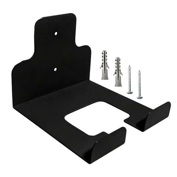 Clearance Sale! Wall Mounted Garden Trimmer Tool Rack, Heavy Duty Garage Storage Hanger For Hedge Trimmers Weed Whackers Power Equipment(Black)