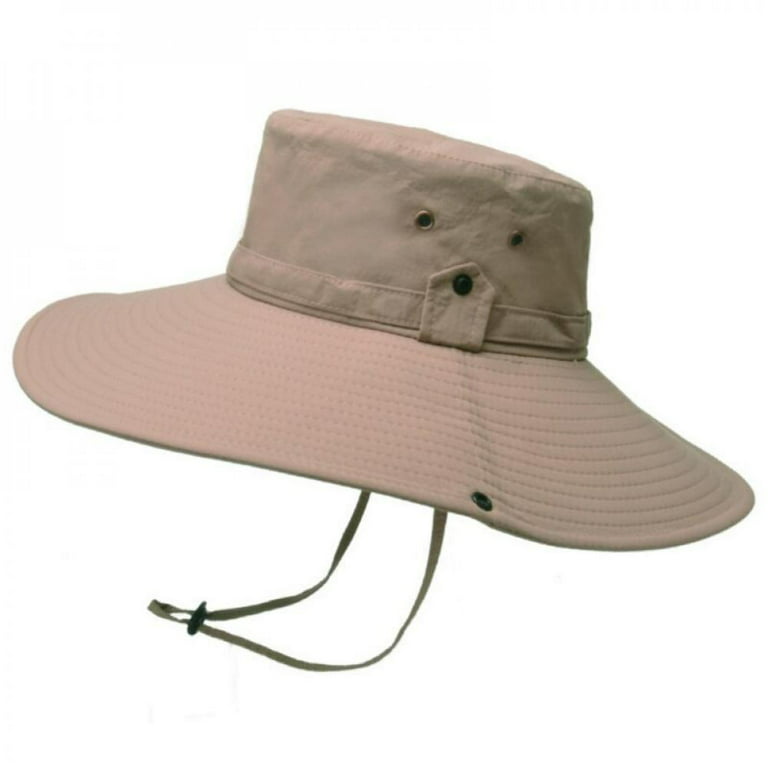 Clearance Sale!Wide Brim Bucket Hats For Hiking Sun Protection 50+UPF Bora  Boonie Hat Men Women Breathable Sunscreen Hats Outdoor Khaki